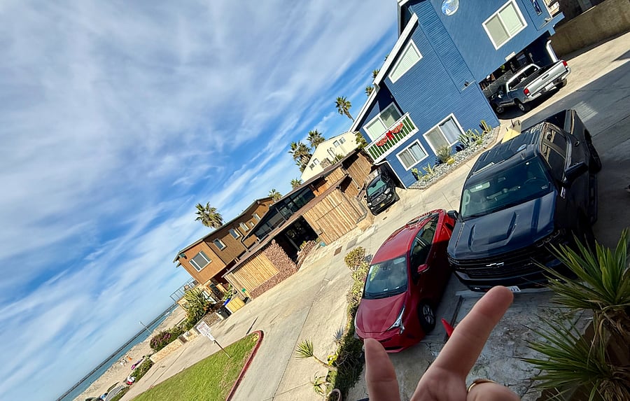 2 large parking spots 