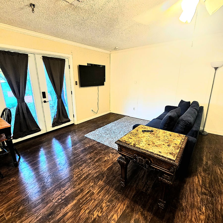 Couch and 42 Inch Smart tv