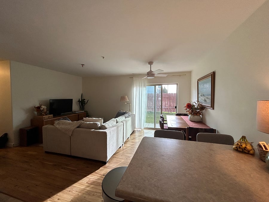 Full living area picture, midday