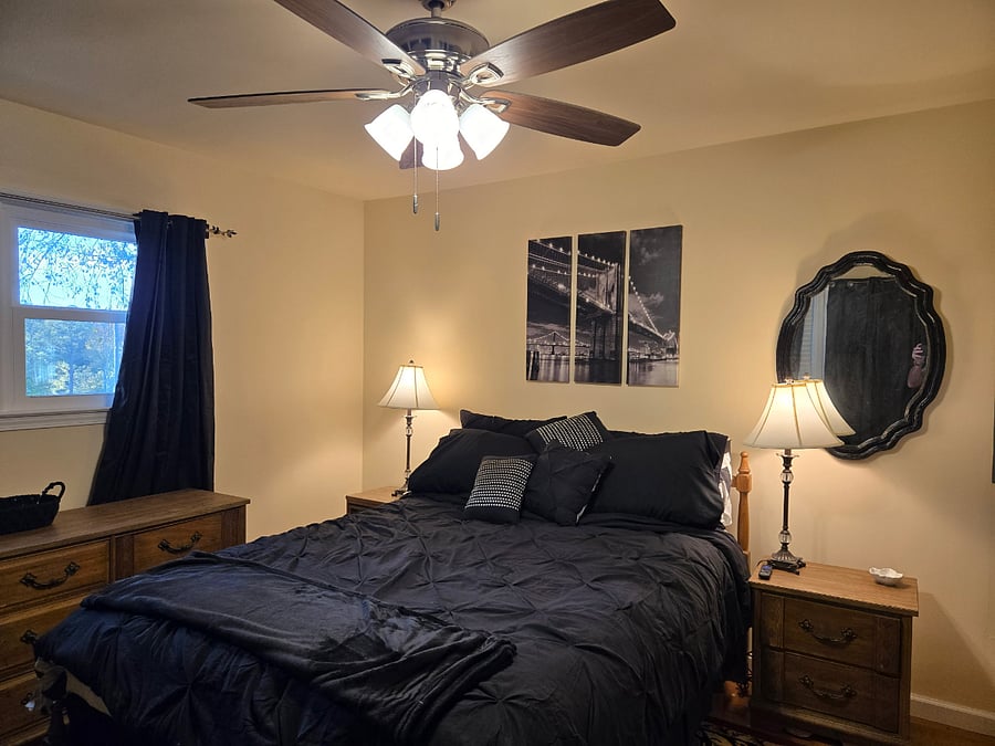 3 inch pillow top on each bed