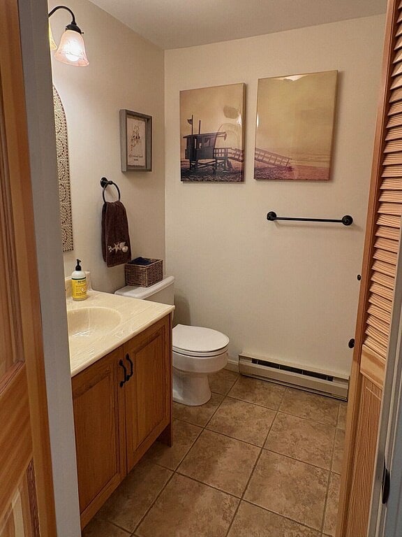 First floor powder room