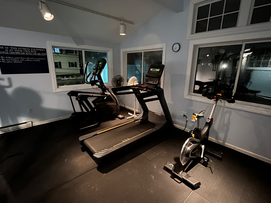 Private, community workout space