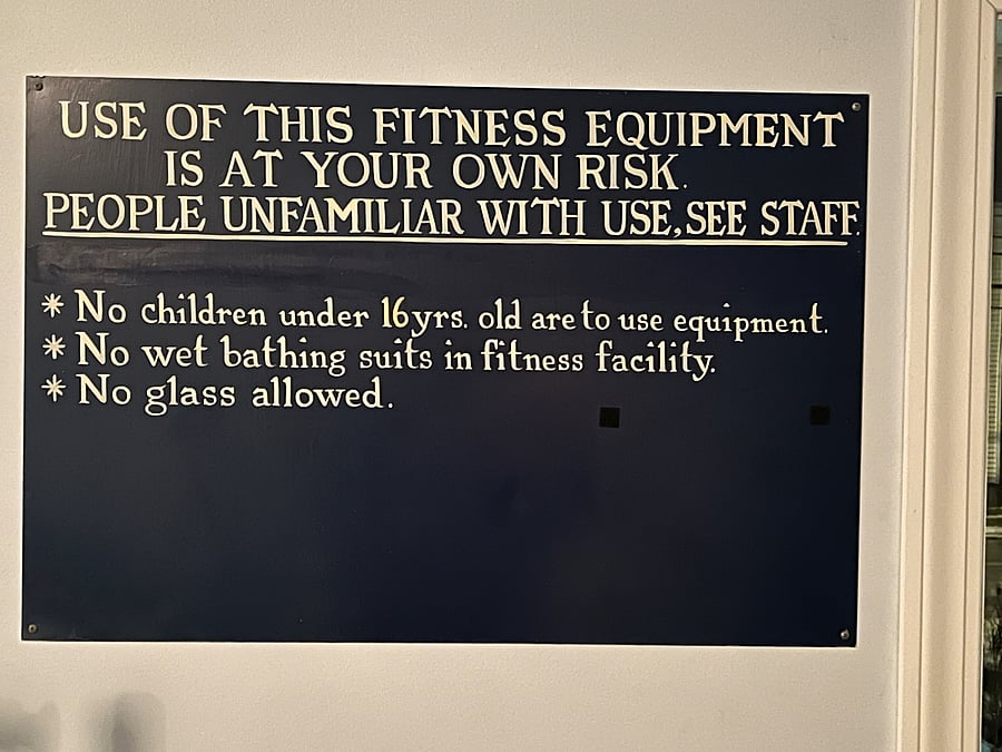 Private, community workout space