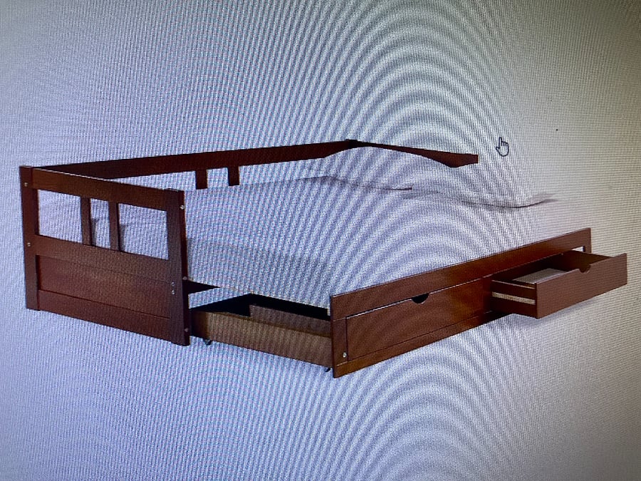 Bedroom 3 - 2 twins convert to king trundle bed