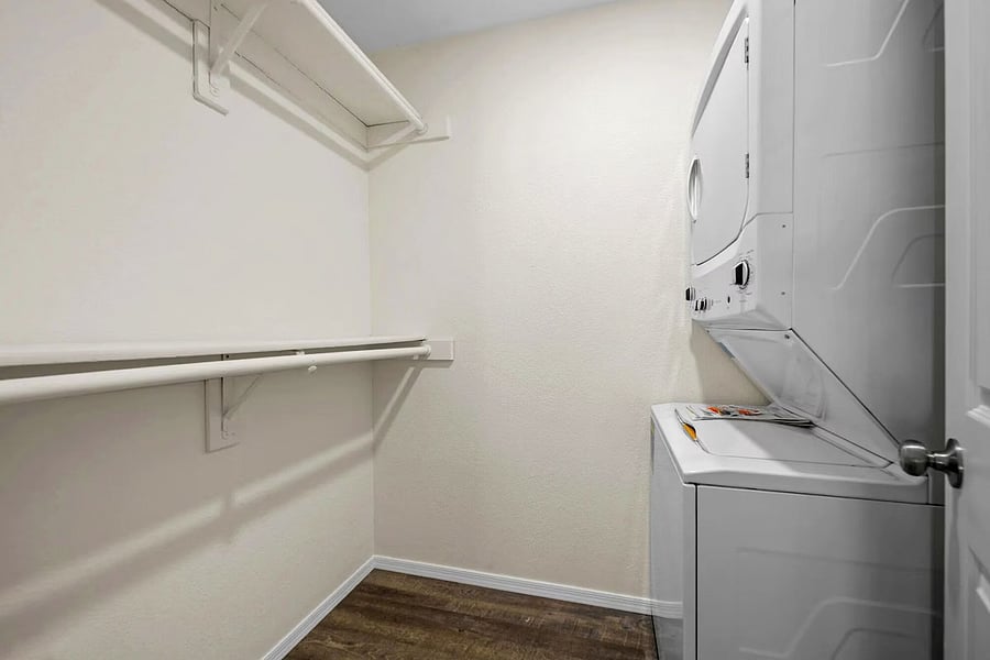 Laundry in Master Bedroom