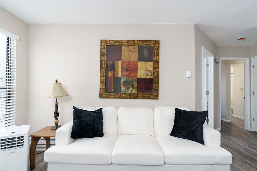 Comfy couch in family room