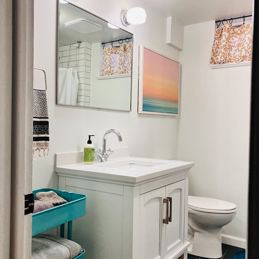 Recent bath remodel lower level