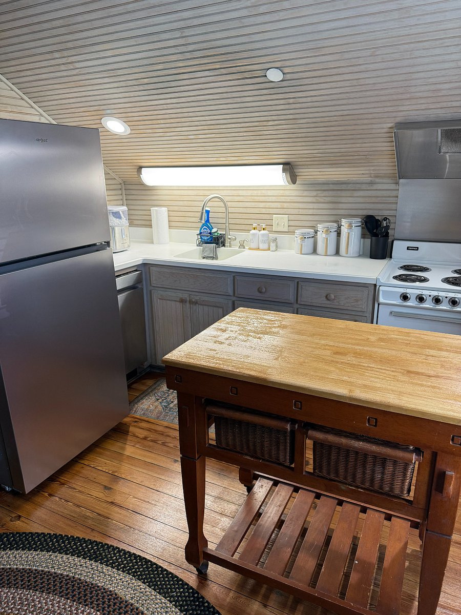 New fridge and dishwasher in kitchen