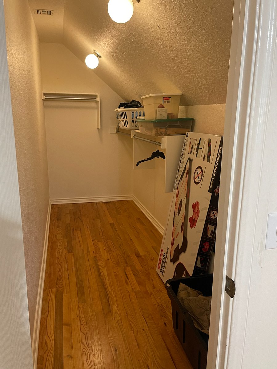 Walk in closet.