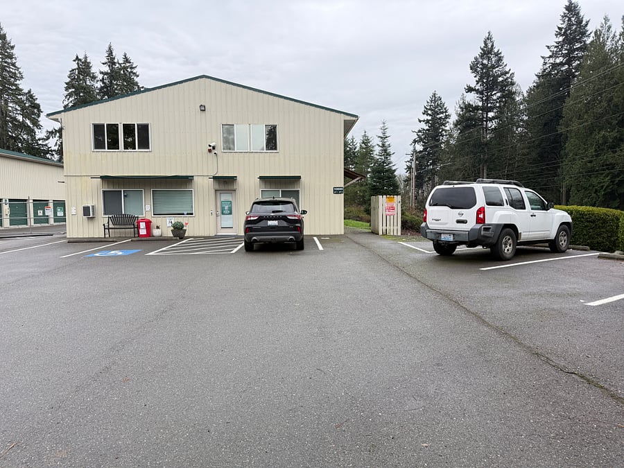 Free parking close to entrance (right side of building)
