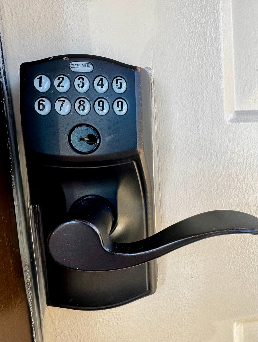 Coded Front Door Lock for added Security