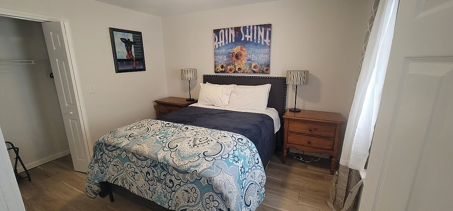 2nd floor back right bedroom