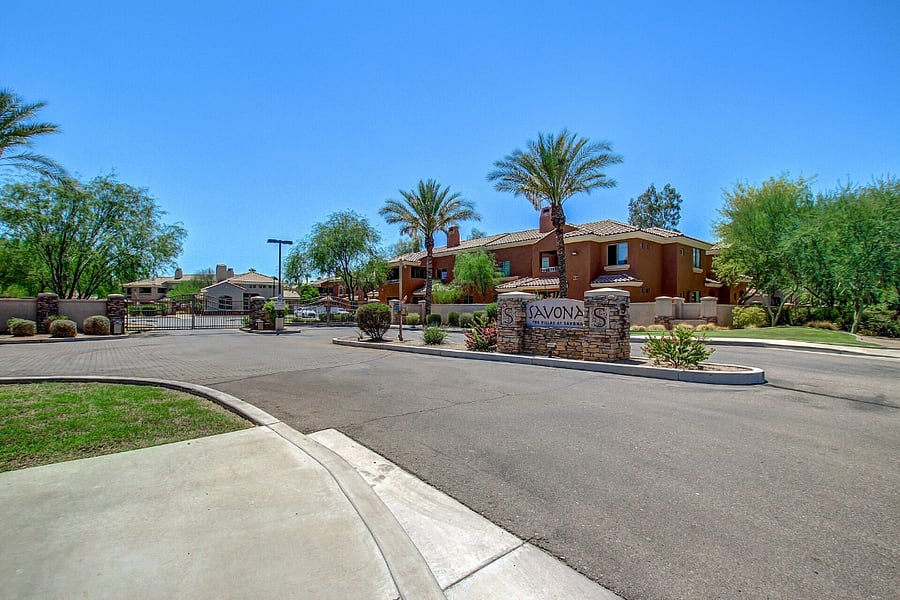 Entrance to gated community