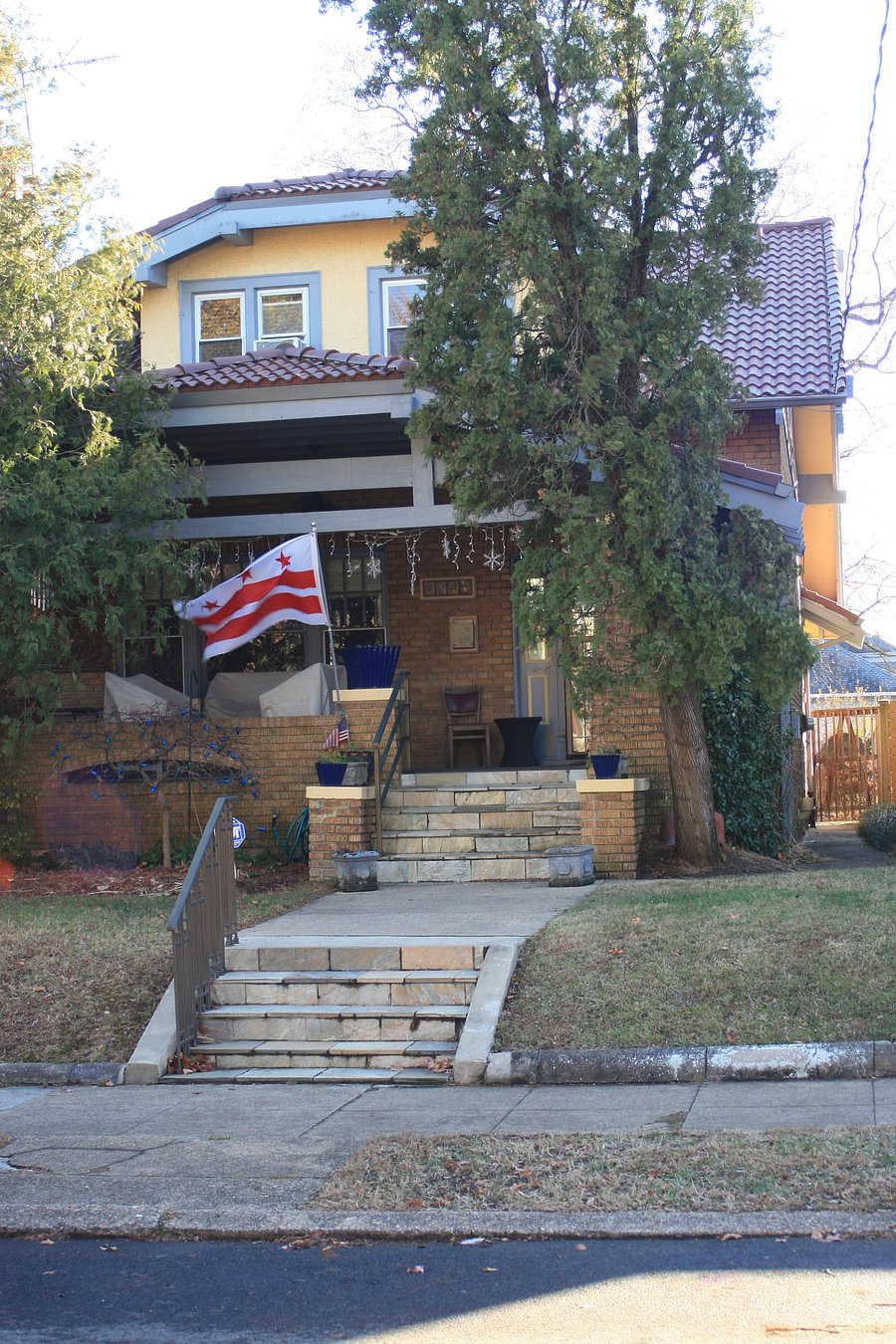 Front entry.