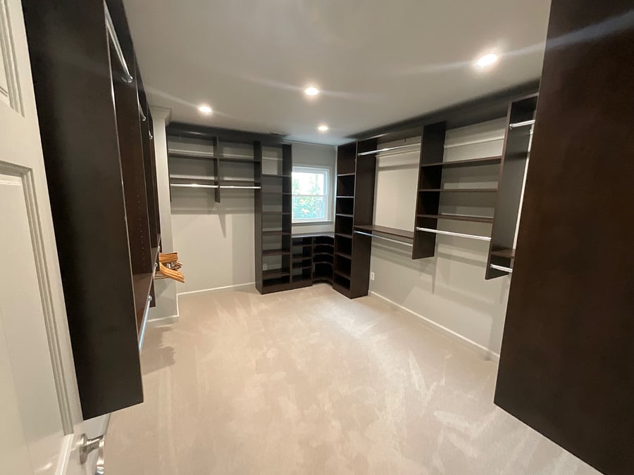 3rd Bedroom converted into a California Closet, can be a bedroom.  