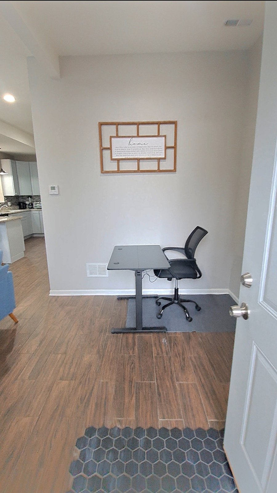Desk area