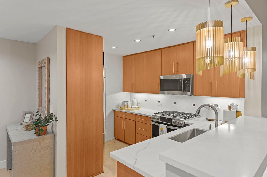 1st floor kitchen, complete with all cooking necessities and appliances.