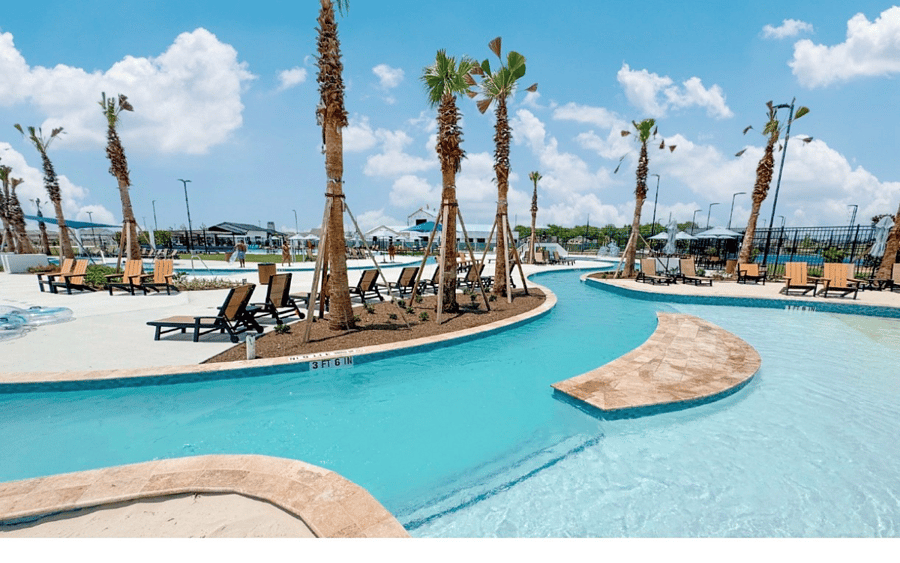 lazy river and pool requires homeowner app entry and is subject to the homeowners availability to provide access