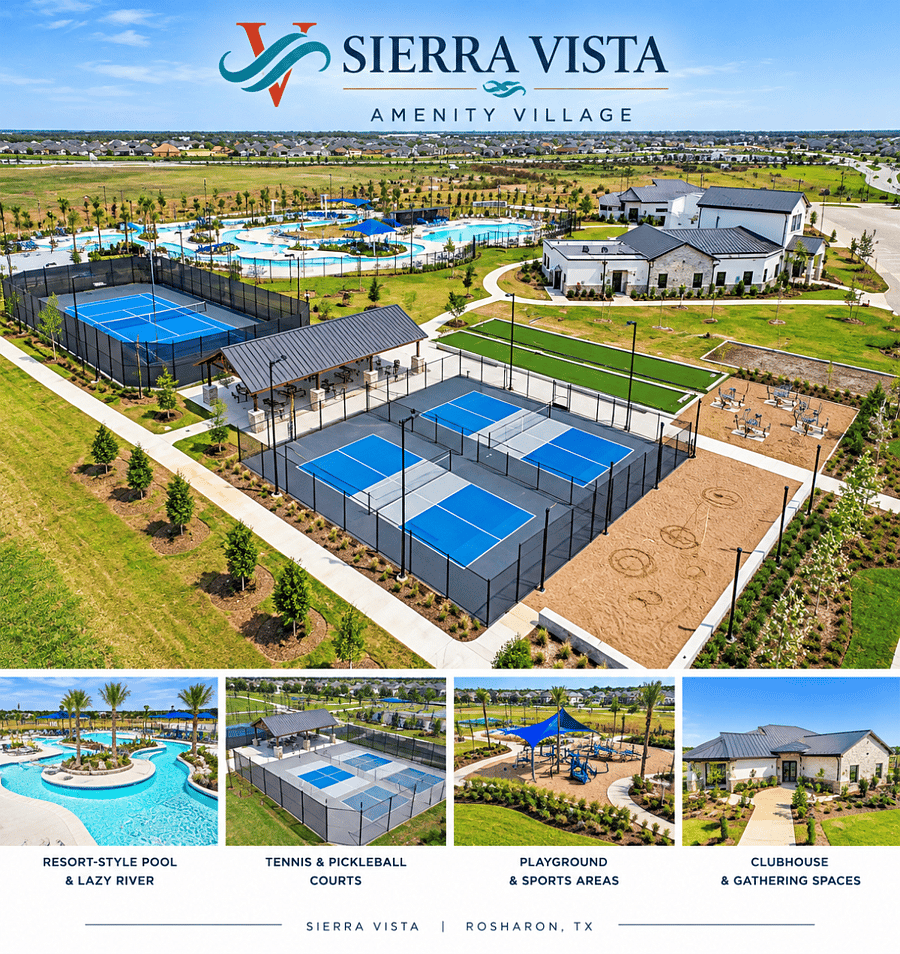enjoy Sierra Vista resort style amenities including lazy river and pool ,pickleball and basketball courts