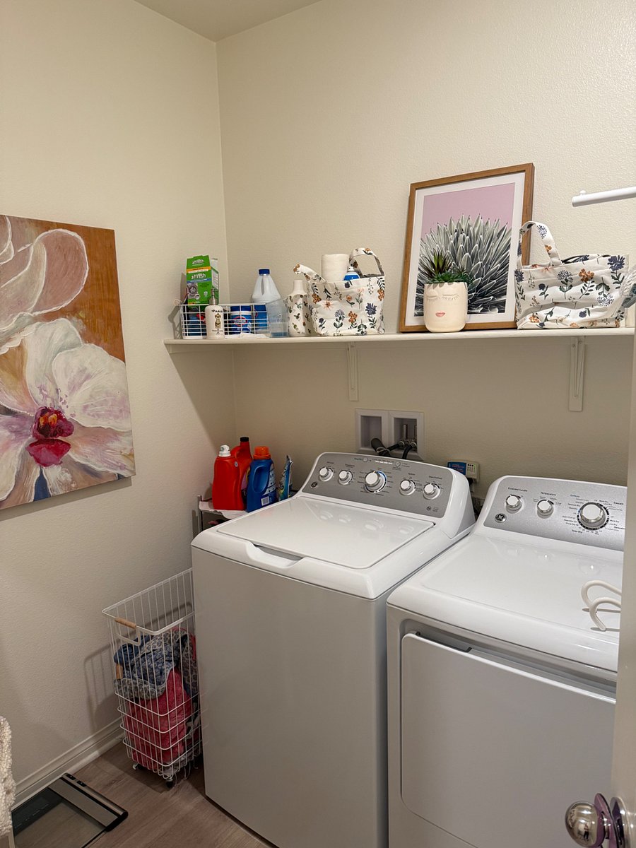 Laundry room on first floor and shared with owner