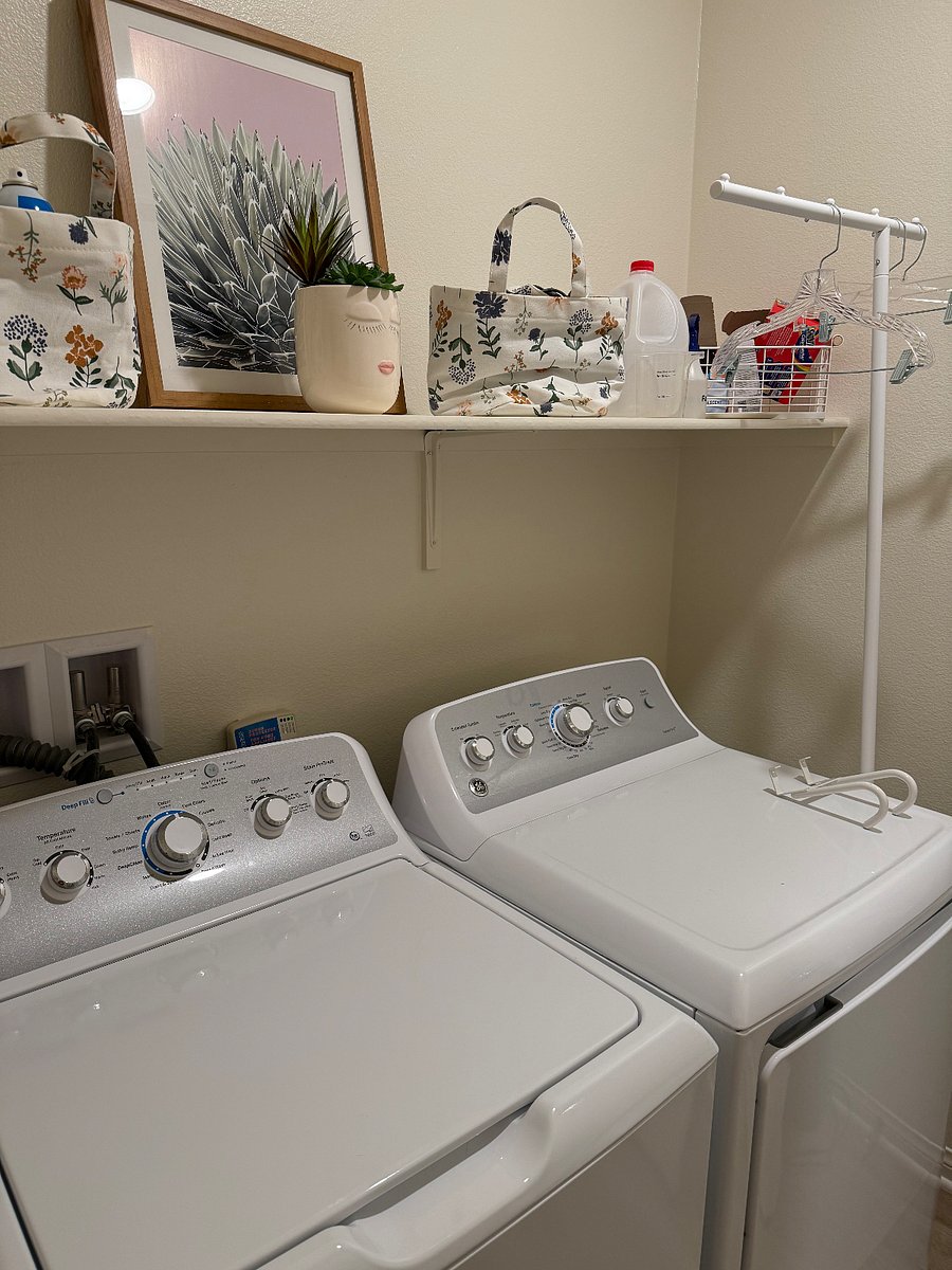 Laundry room shared with owner