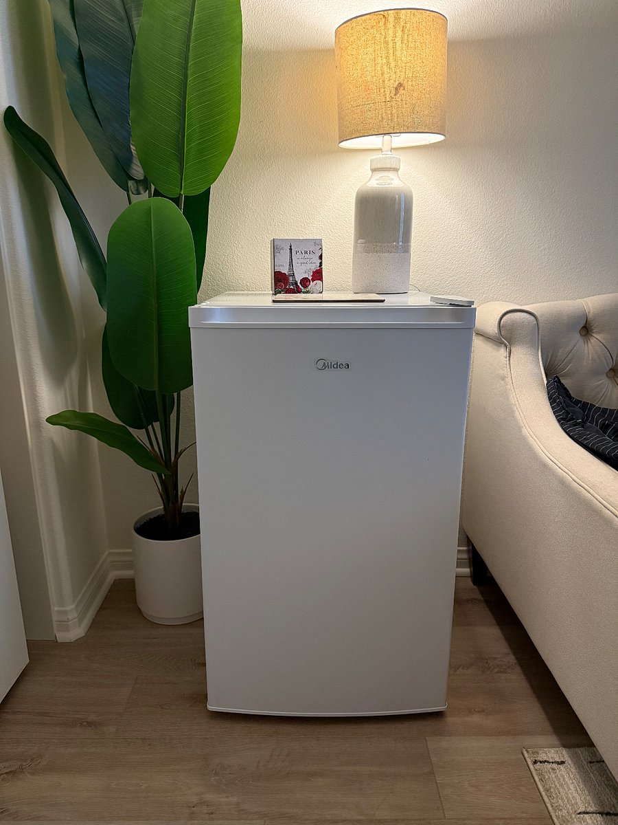Newly-added freezer in room