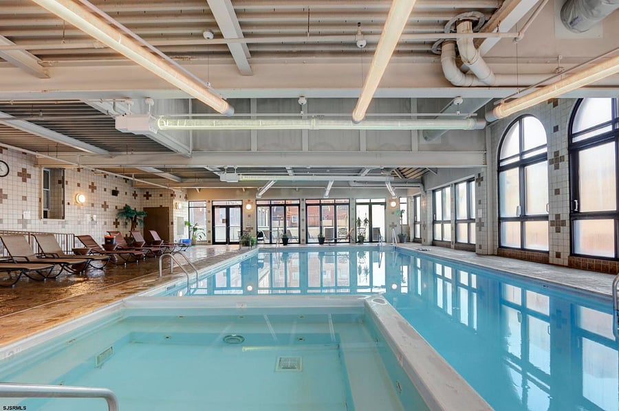 Indoor pool which is currently being upgraded.