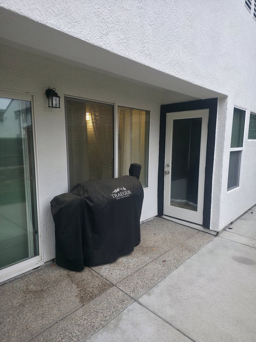 Backyard Traegar smoker