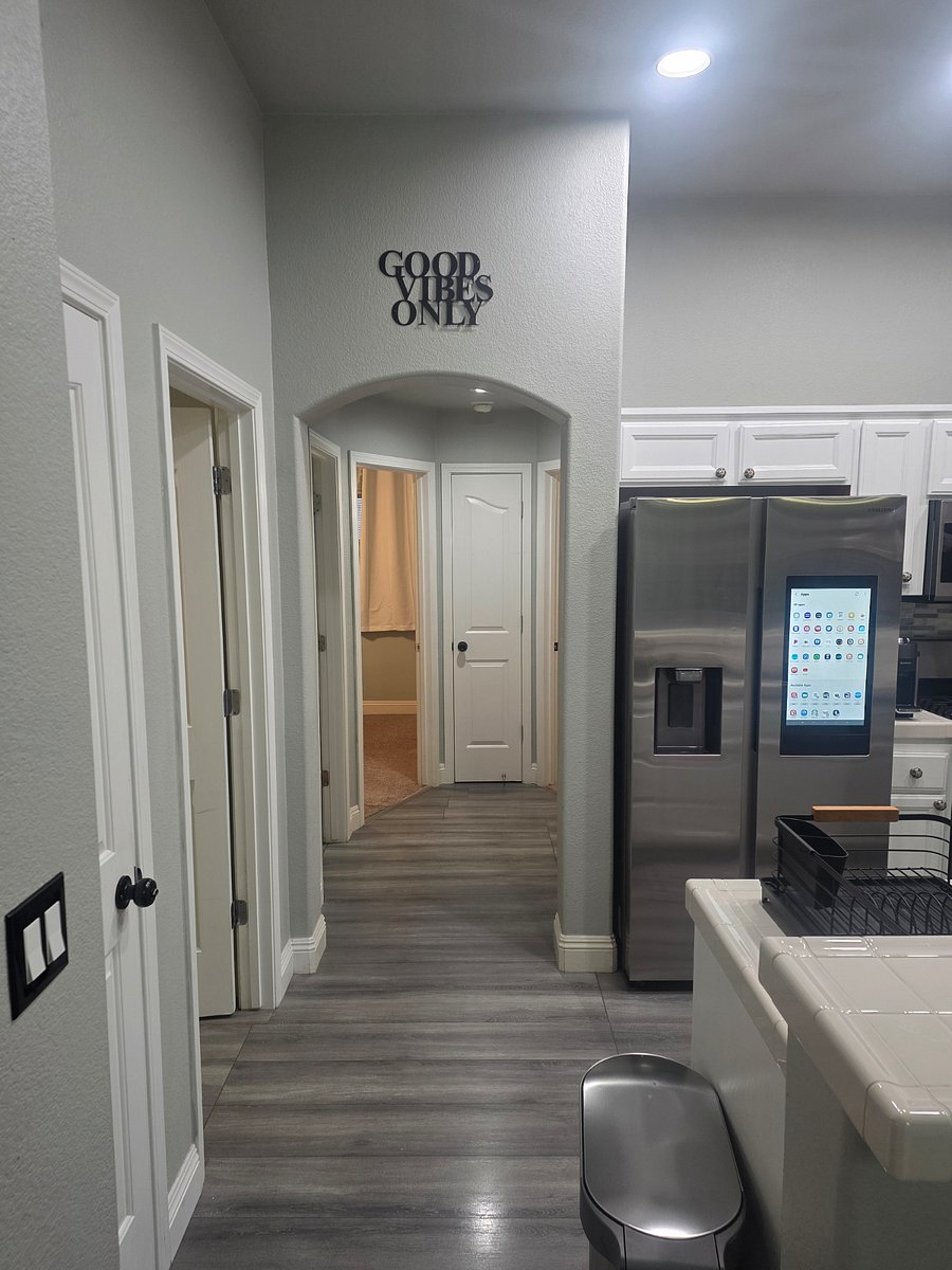 Kitchen to spare bedrooms