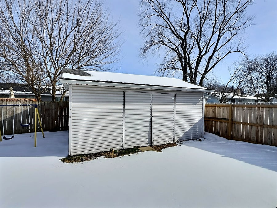 Large storage shed