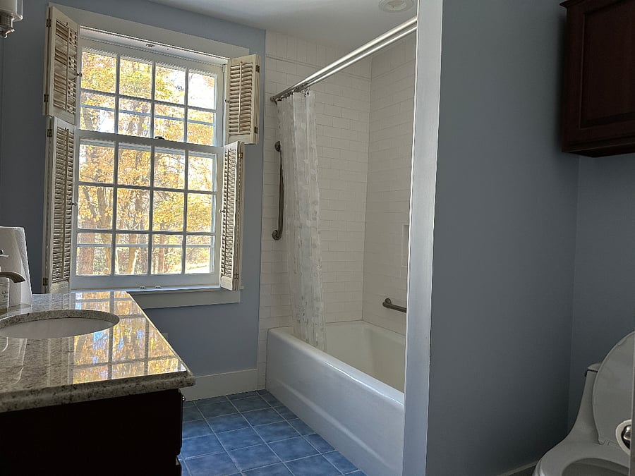 First floor full bath