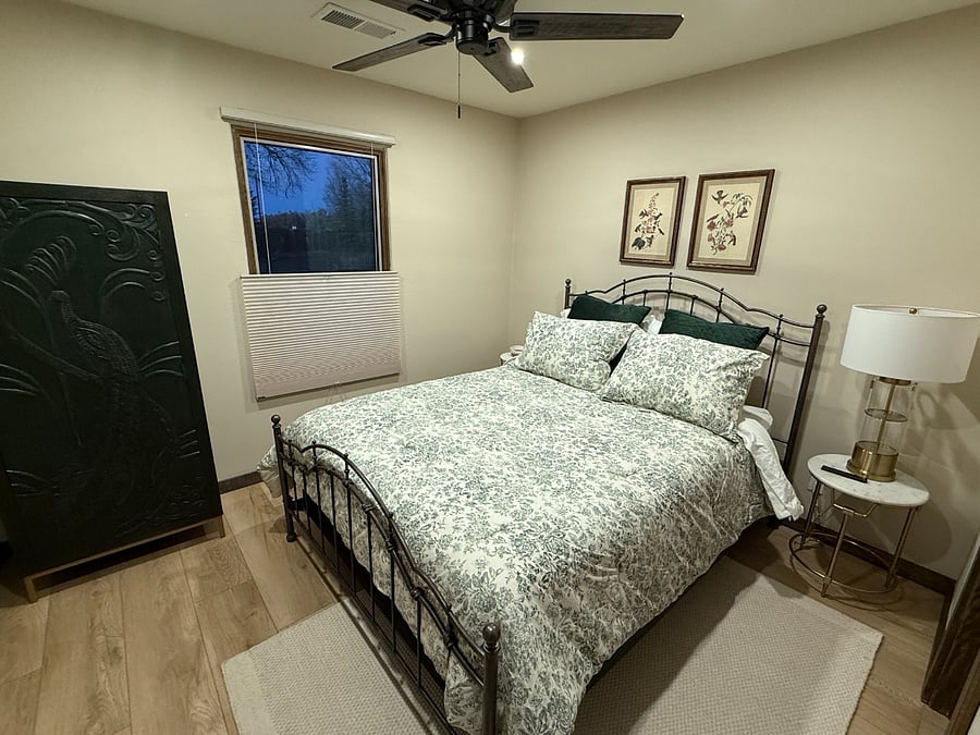 3rd bedroom with smart TV.