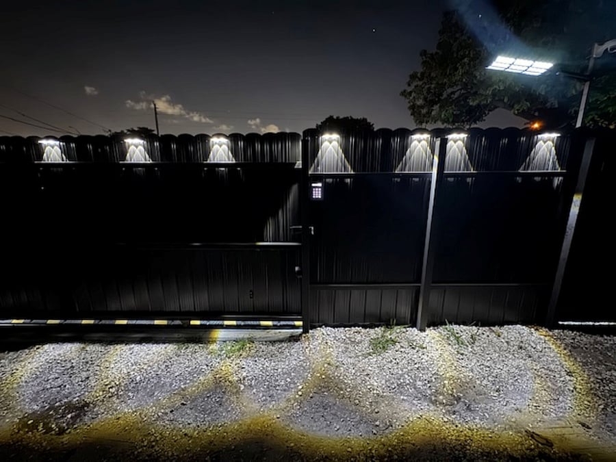 Fully Gated Perimeter & Outdoor Exterior Lighting & Surveillance