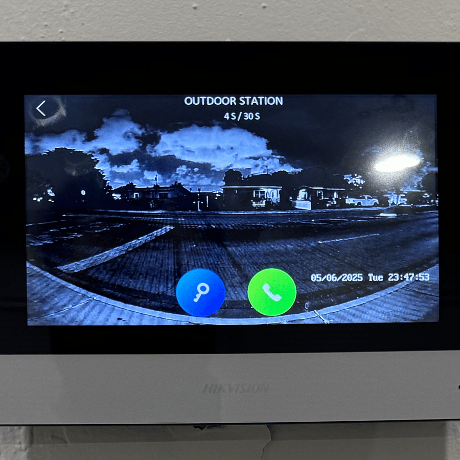 Secure & Smart Keyless Entry Indoor Control Panel - Front Entrance View