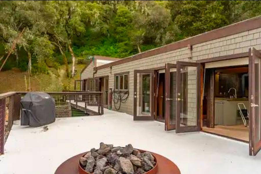 Fantastic deck that raps around back of home. Plenty of sun. You may also add an awning.