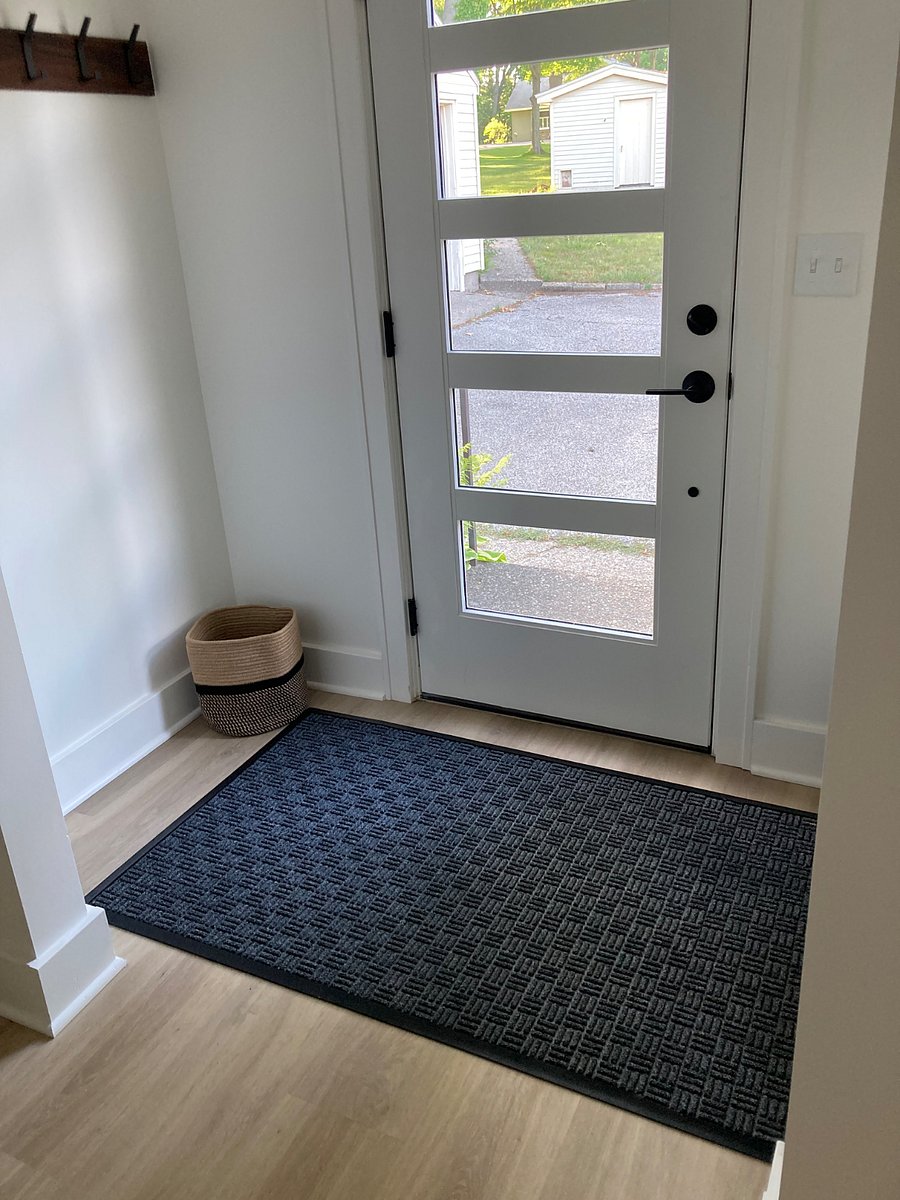 Entryway with coat rack
