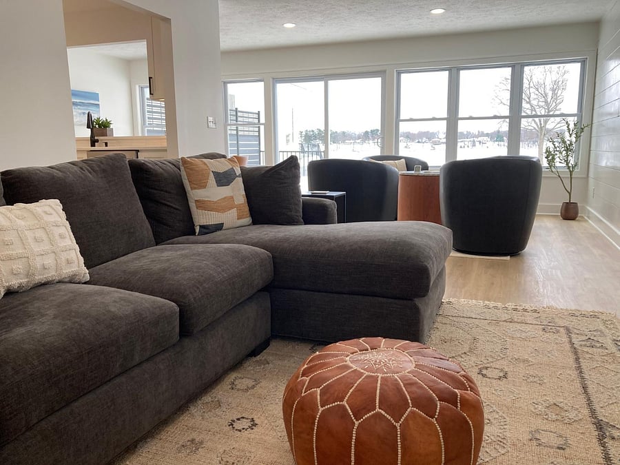 Comfortable Room and Board sectional