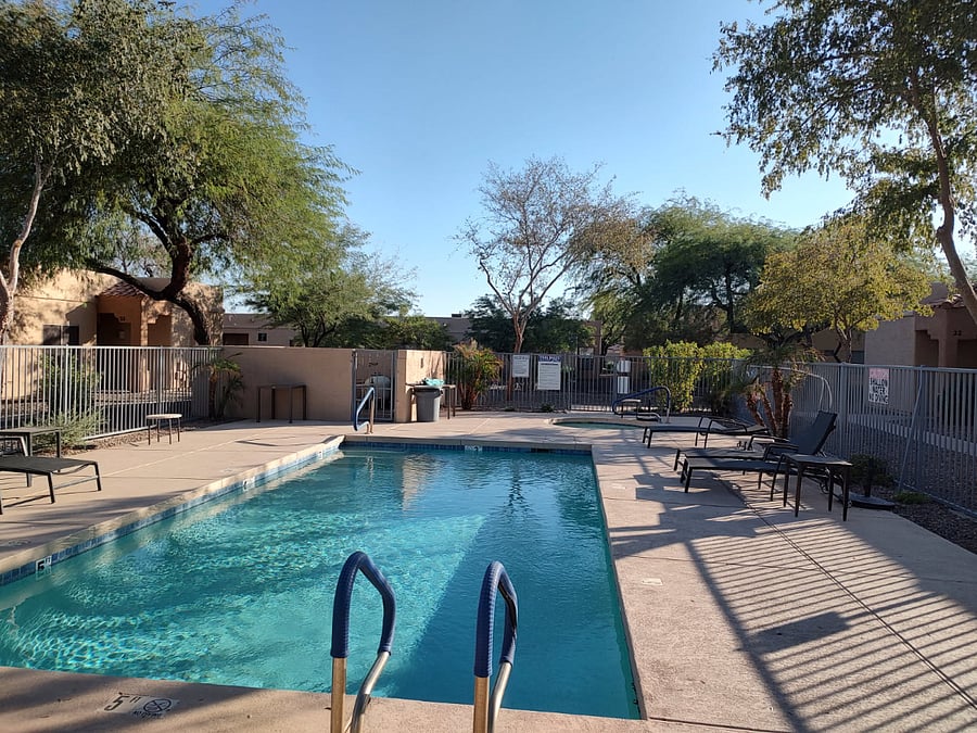 Community Pool with Hot Tub