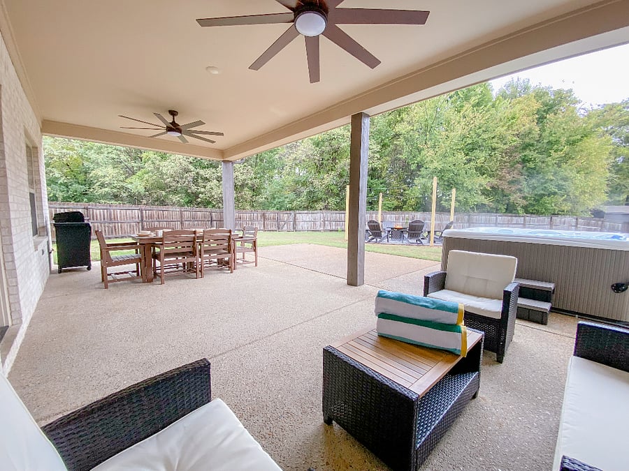 Back patio