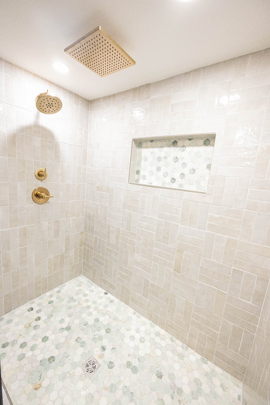 Basement bathroom, not near a bedroom, but can be used as a personal bathroom for a guest.