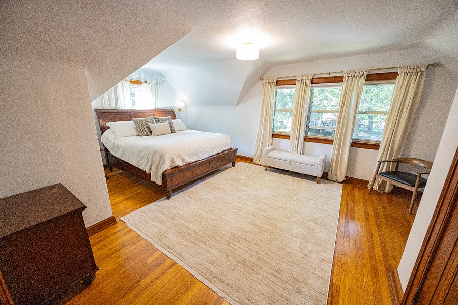 King suite upstairs