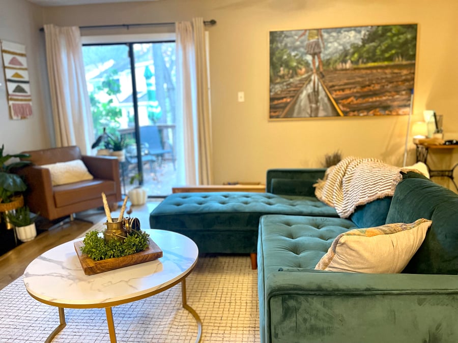 shared sitting room area