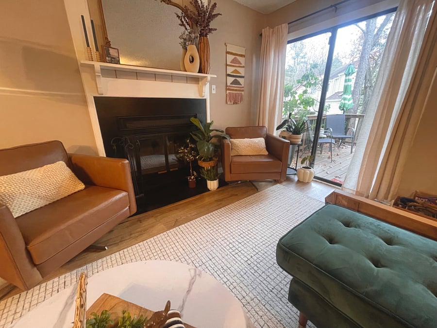 downstairs shared sitting area