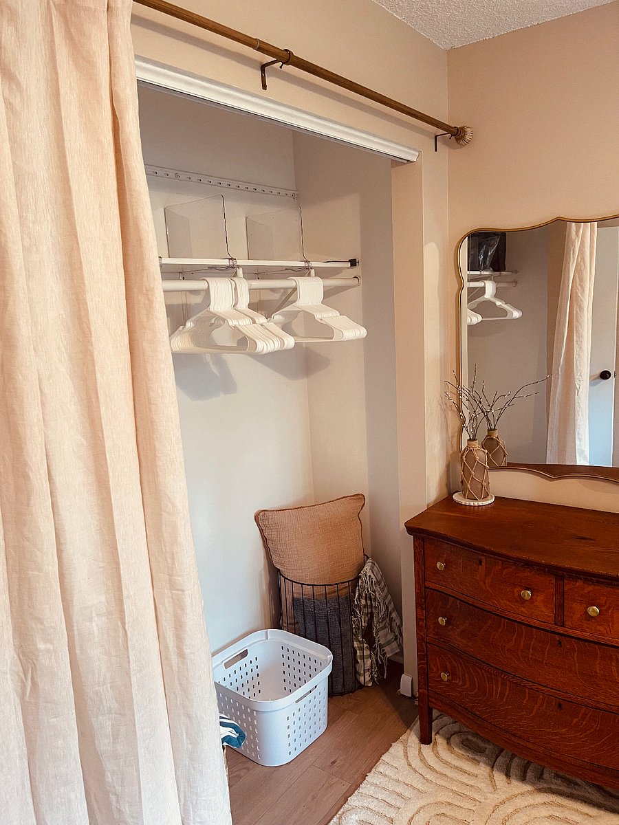 large bedroom closet