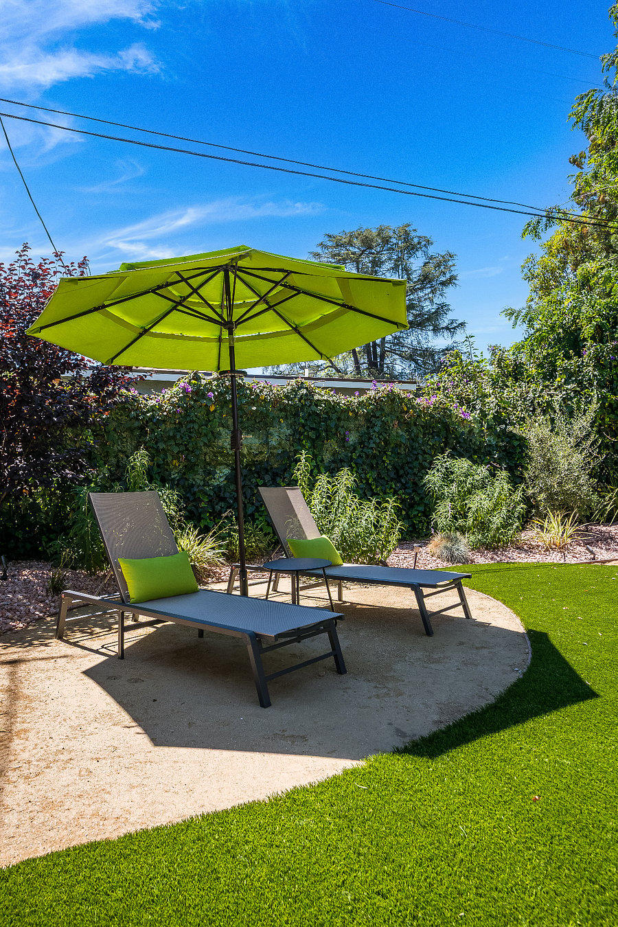 Private back yard