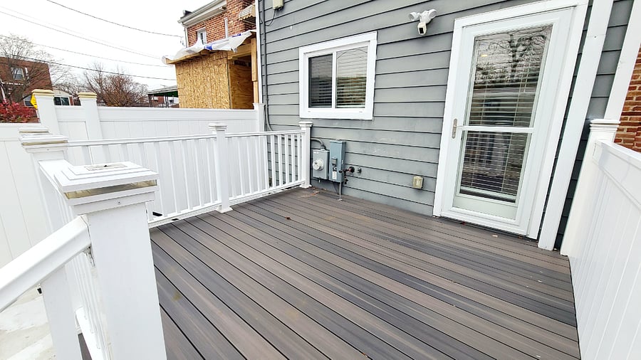 Rear deck