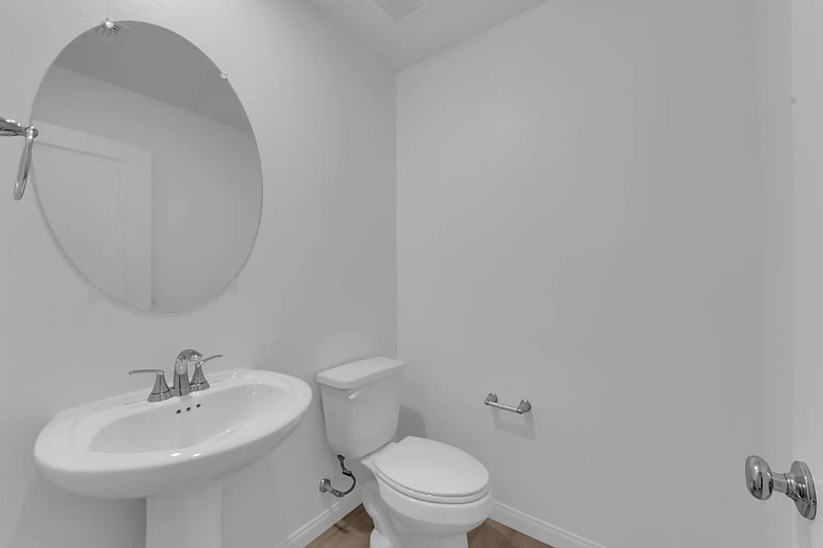 half bath downstairs