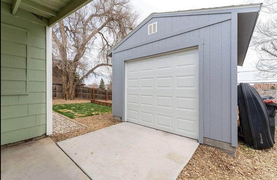 Partial use of the garage is negotiable.