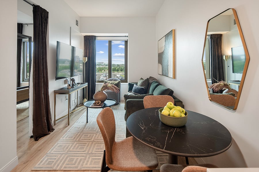 A beautifully curated living space where design and comfort meet.
Settle into a room that feels both indulgent and effortlessly welcoming.