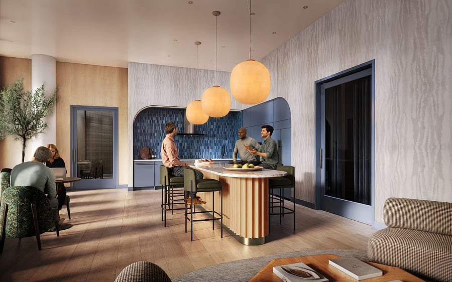 Contemporary dcor meets inviting warmth.
Dine, unwind, and savour moments in this shared gathering space.